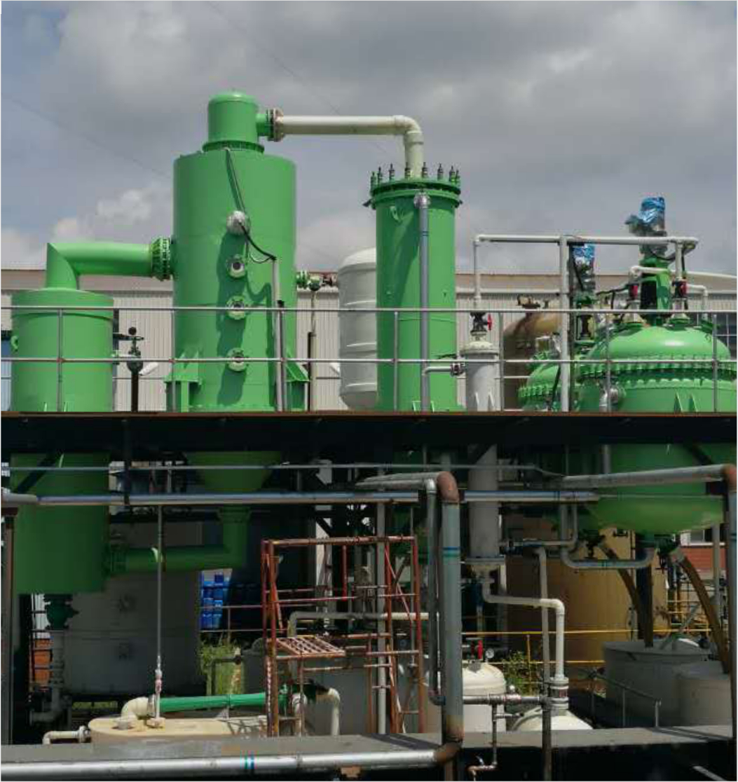 華津集團廢酸蒸發回收處理裝置